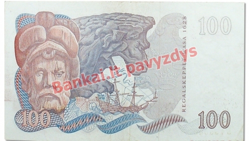 100 Kronų banknoto galinė pusė