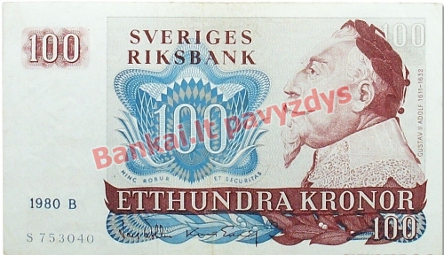 100 Kronų banknoto priekinė pusė