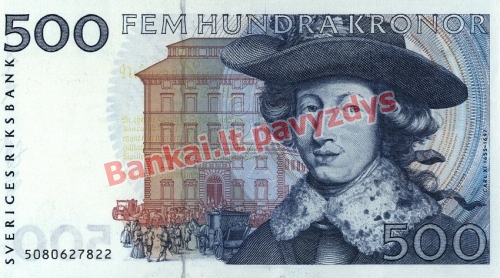 500 Kronų banknoto priekinė pusė