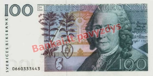 100 Kronų banknoto priekinė pusė