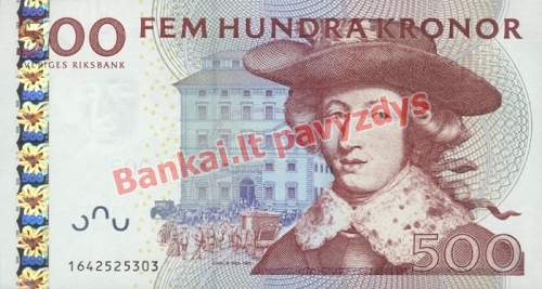 500 Kronų banknoto priekinė pusė