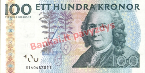 100 Kronų banknoto priekinė pusė