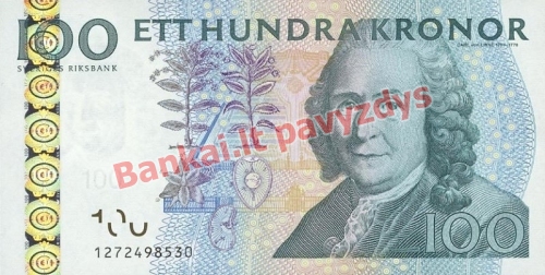 100 Kronų banknoto priekinė pusė
