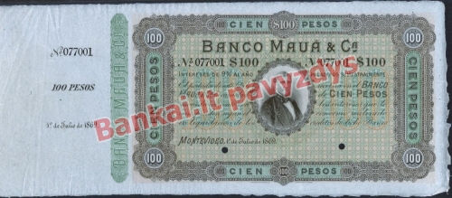 100 Pesų banknoto priekinė pusė