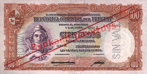 100 Pesų banknoto priekinė pusė