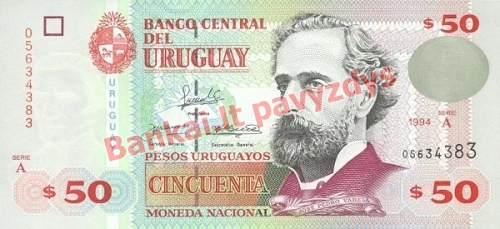 50 Pesų banknoto priekinė pusė