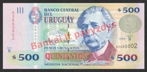 500 Pesų banknoto priekinė pusė