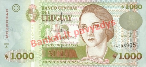 1000 Pesų banknoto priekinė pusė