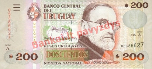 200 Pesų banknoto priekinė pusė