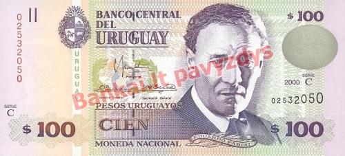 100 Pesų banknoto priekinė pusė