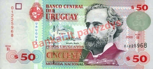 50 Pesų banknoto priekinė pusė