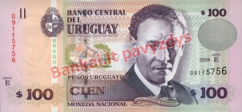100 Pesų banknoto priekinė pusė