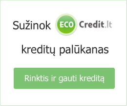 EcoCredit.lt greitųjų kreditų palūkanos
