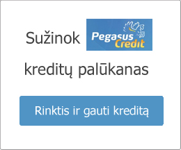 PegasusCredit greitųjų kreditų palūkanos