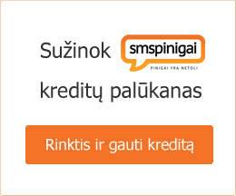 smspinigai.lt greitųjų kreditų palūkanos