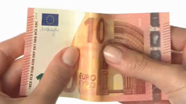 10 eurų banknotas turi šiugždėti