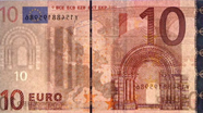 10 eurų vandens ženklas