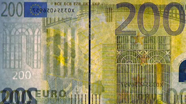 200 eurų vandens ženklas