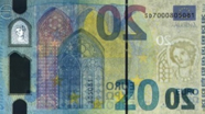 20 eurų vandens ženklas kita pusė
