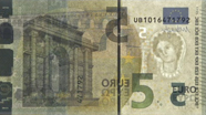 5eur vandens ženklas kita pusė