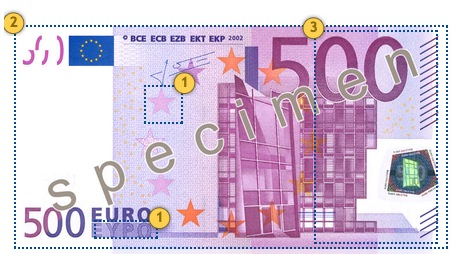 Papildomi apsaugos požymiai 500 eurų