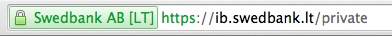 Swedbank interneto adresas