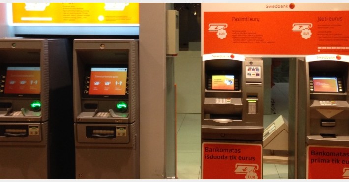Swedbank bankomatai