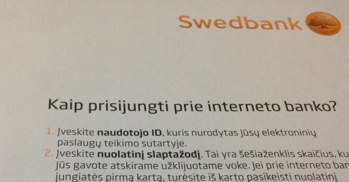 Swedbank interneto bankas, sukčiai