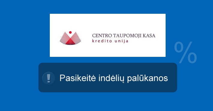 Indėliai centro taupomoji kasa