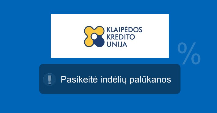 Klaipėdos kredito unijos indėliai 2015 m. lapkričio 2 d.