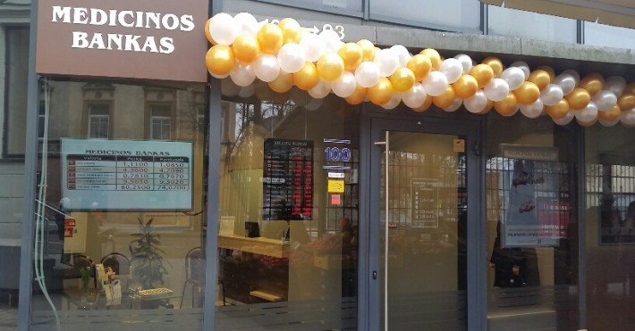 Halės turguje Medicinos bankas