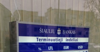 Šiaulių banko indėliai mini