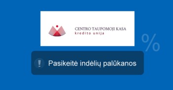 Indėliai centro taupomoji kasa mini