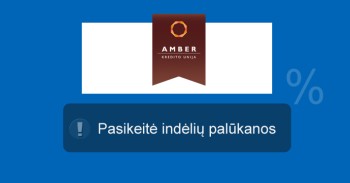 Amber indėliai mini