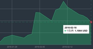 JAV dolerio kursas vasario 18 d. mini