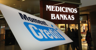 Moment credit ir Medicinos bankas mini