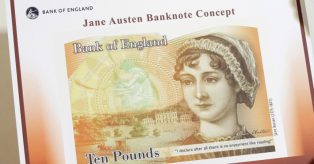 Jane Austen, 10 svarų banknotas mini